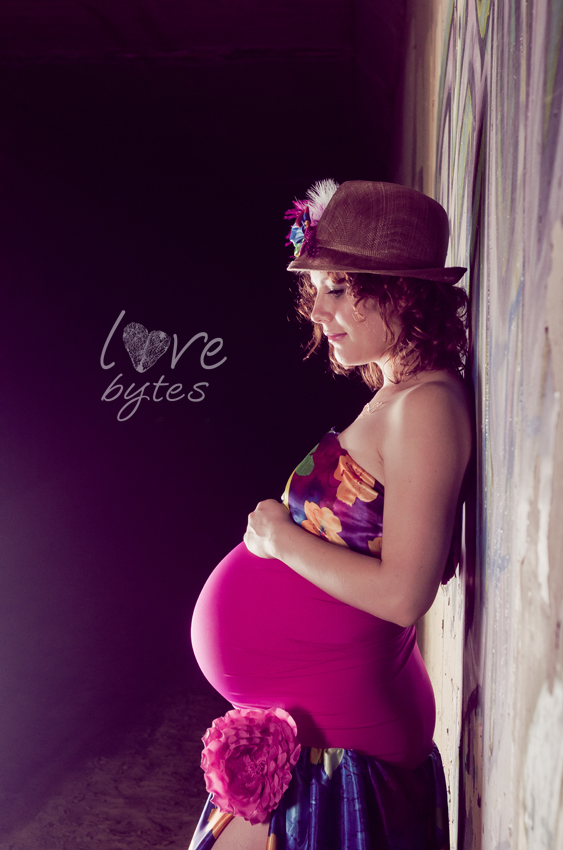 Avant garde pregnancy shoot.